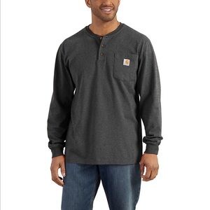Carhartt Gray Original Fit Long Sleeve 🙌 Size Medium / Loose Fit